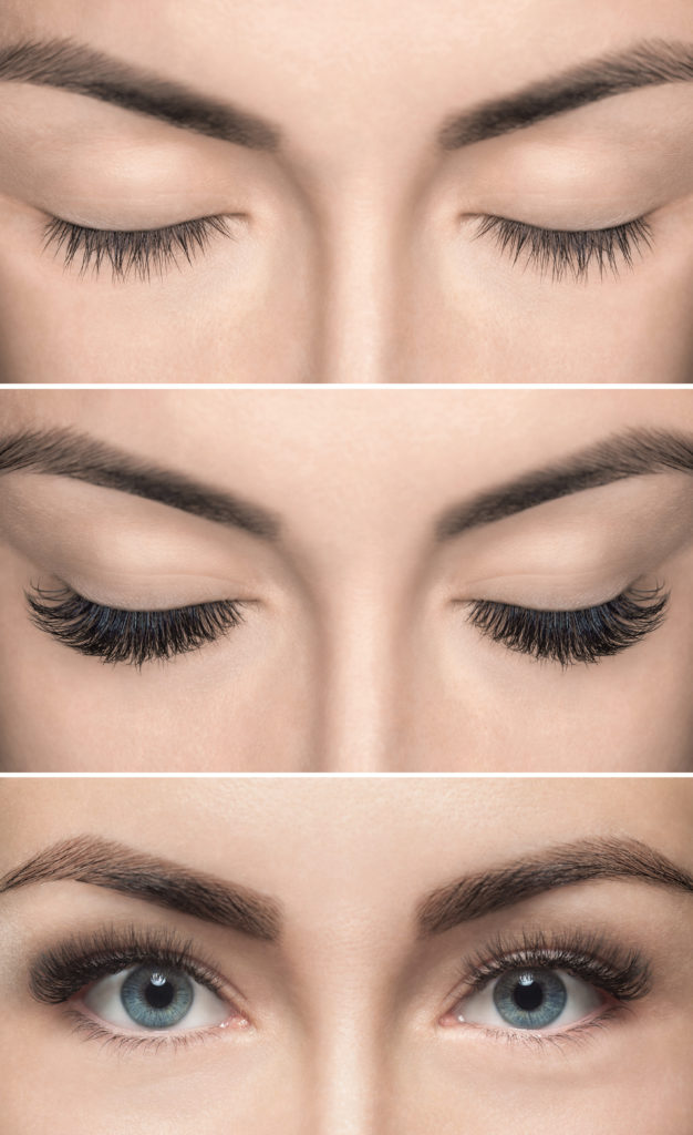 Before and after Lashes